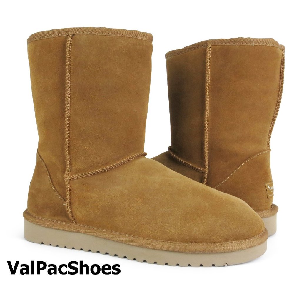 Koolaburra by UGG Short Chestnut Boots Size 10 NEW